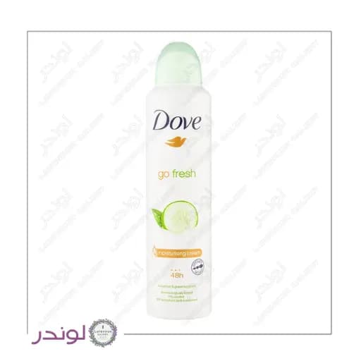 اسپری دئودورانت زنانه داو Dove رایحه خیار و چای سبز ۲۵۰ میل