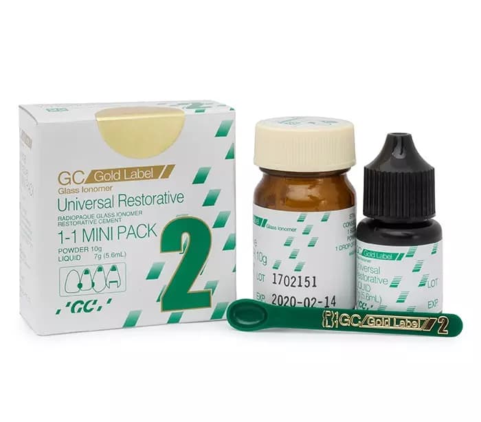 گلاس آینومر ترمیمی جی سی مدل سلف کیور GC Fuji II LC Gold Label — تصویر ۵