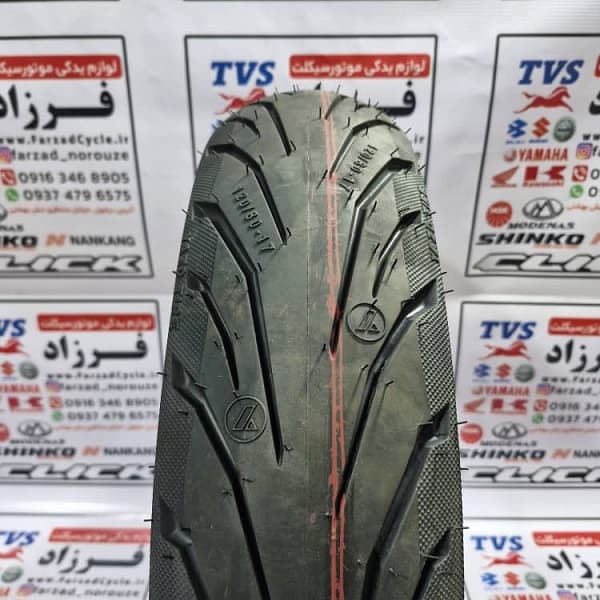 لاستیک 120/80/17 یزد تایر