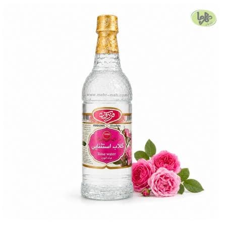 عرق گلاب استثنایی فردوس (یک لیتری)