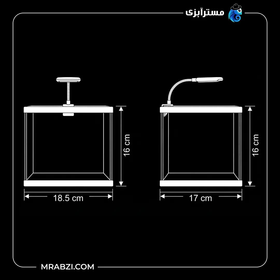 آکواریوم دلسا مدل K185 — تصویر ۲