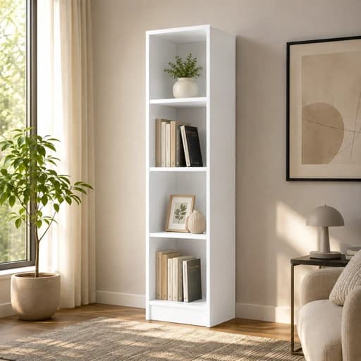 کتابخانه 4 طبقه سیماژ مدل CZ1044 مبلمان فرنا مدل 1120959