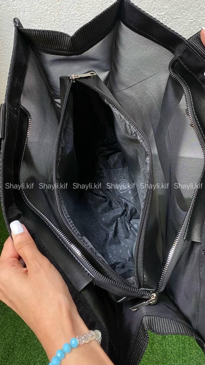 کیف توری متوسط دوشی و دستی زنانه مدل نایکی — تصویر ۴