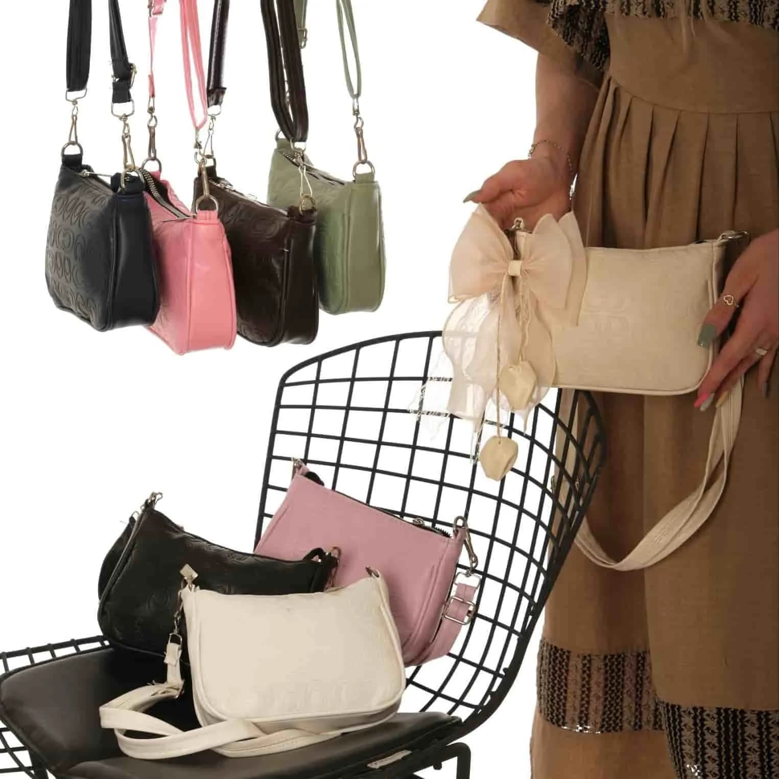 کیف دوشی زنانه جدید، شیک و قیمت مناسب کد 4601 — تصویر ۶