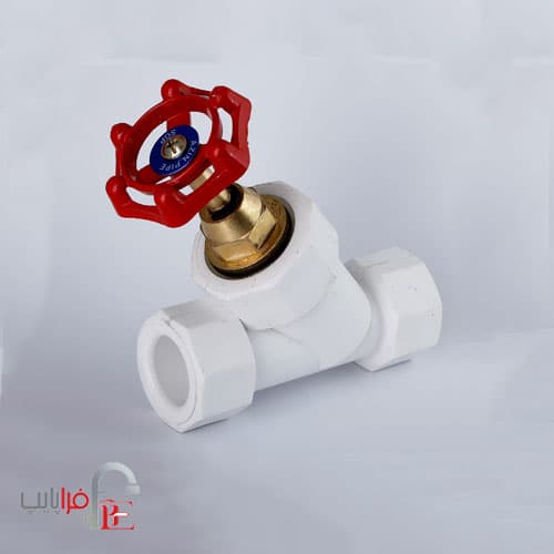 شیرفلکه 45 درجه دوسر جوش سفید 25 mm