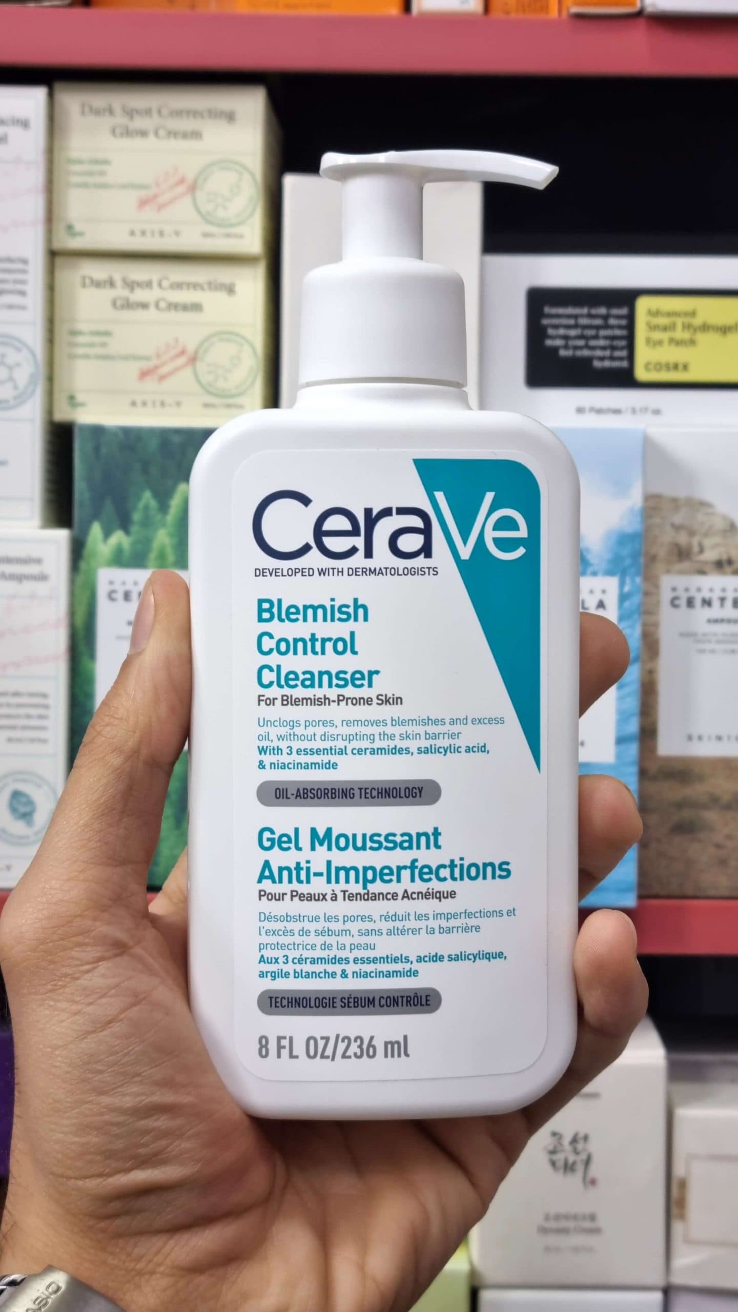 ژل شست و شوی سراوی ضد جوش و ضد لک بلیمیش Blemish Control 236 میل — تصویر ۴