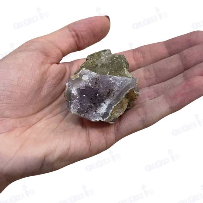 سنگ آمیتیست بلوری کد am 08 — تصویر ۲