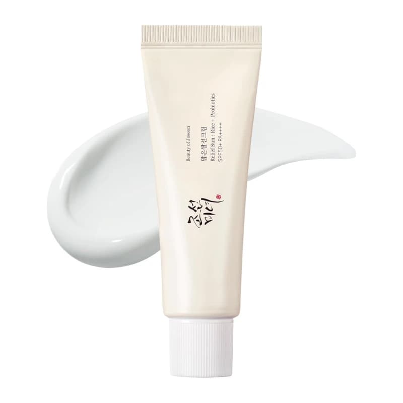 ضد آفتاب بیوتی آف جوسان Beauty of joseon مدل Relief Sun Rice + Probiotics مخصوص پست خشک