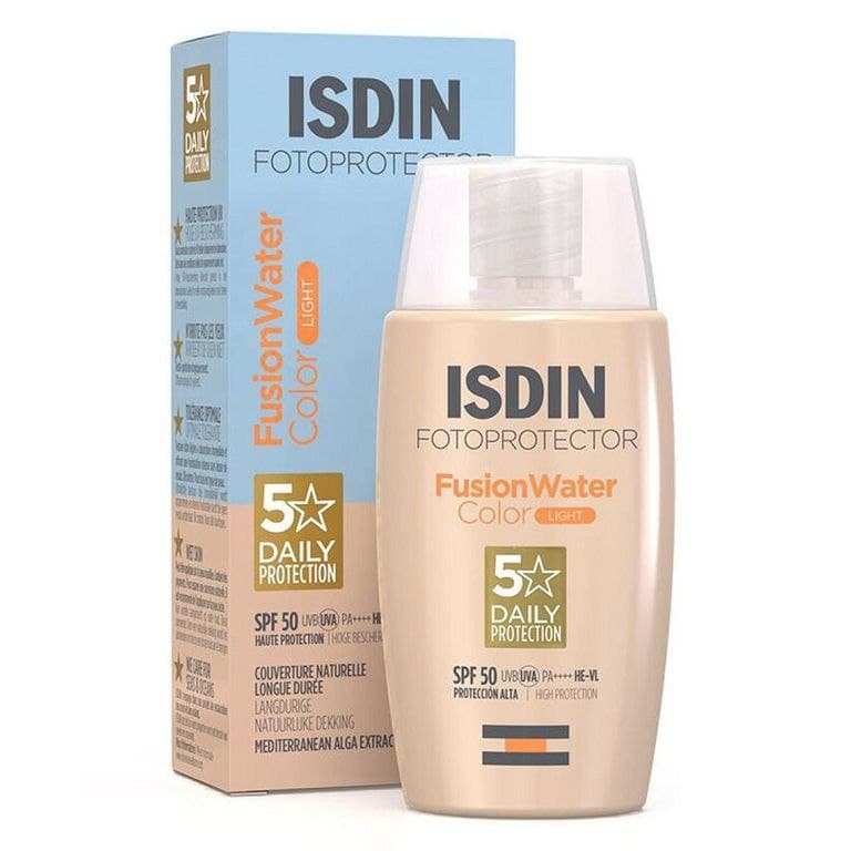 ضد آفتاب فیوژن واتر رنگی ایزدین اورجینال ISDIN Fusion Water Color – 50 ml