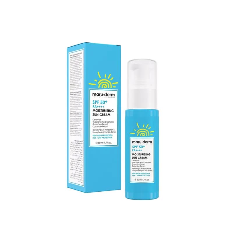 کرم ضد آفتاب مارودرم مدل Moisturizing + SPF 50