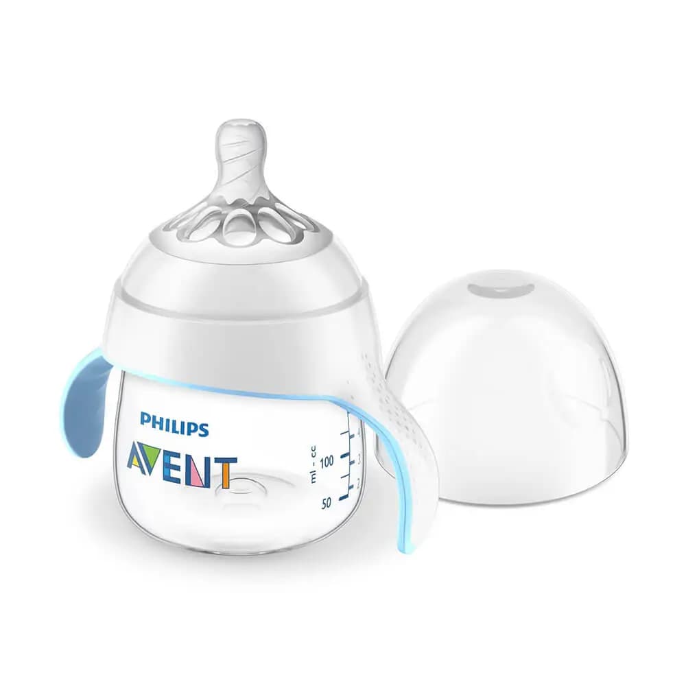 شیشه شیر دسته دار نچرال فیلیپس اونت Philips Avent حجم 150 میلی لیتر — تصویر ۲