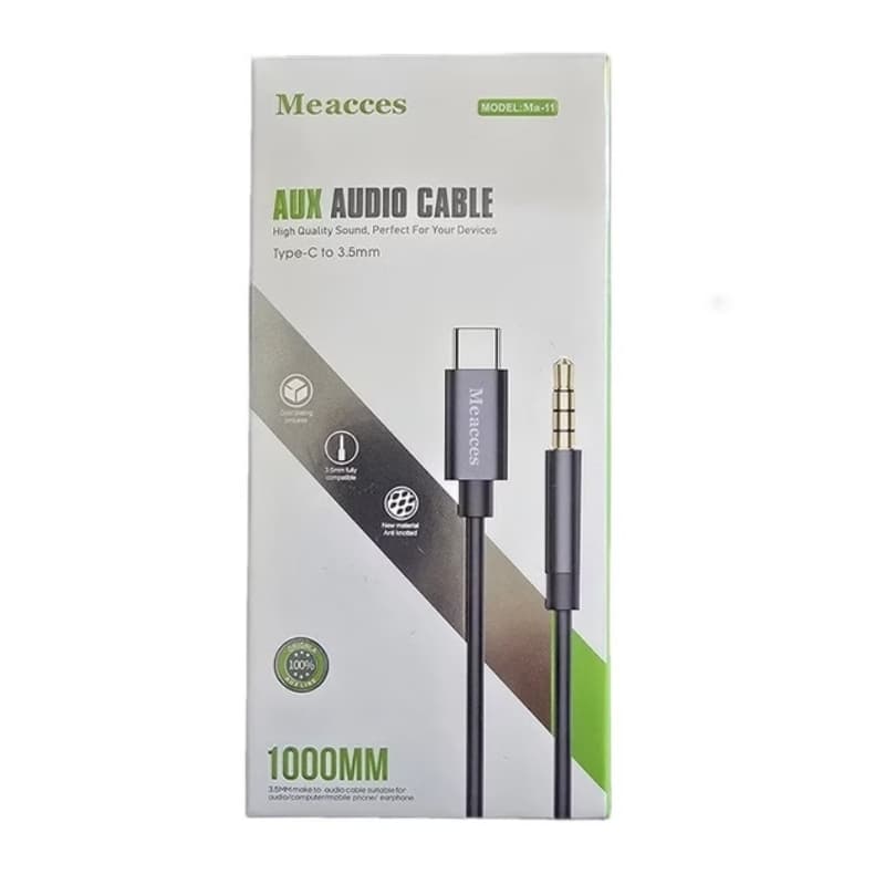 کابل تبدیل AUX به USB-C برند Meacces مدل Ma-11 — تصویر ۲