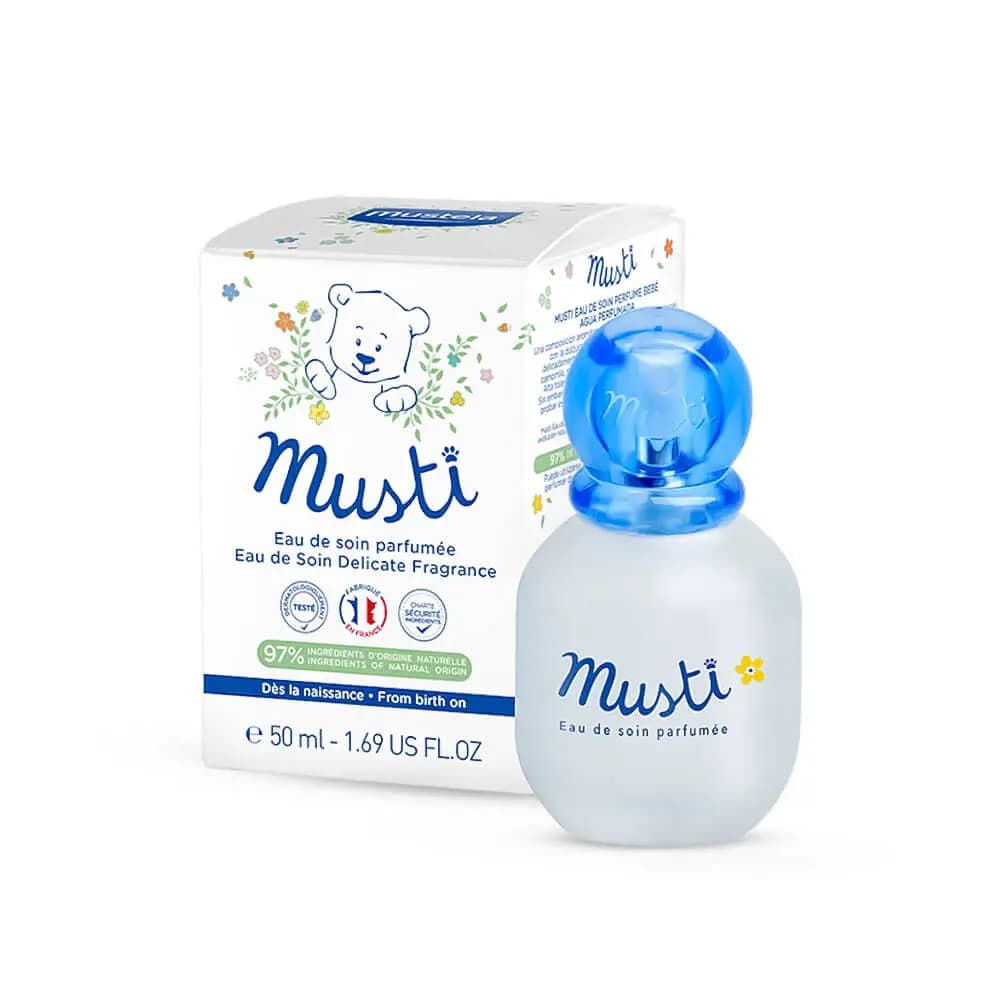 عطر نوزاد و کودک موستلا Mustela مدل Musti حجم 50 میلی لیتر — تصویر ۲