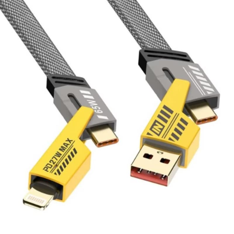 کابل شارژ چهار کاره سوپرفست 65W — تصویر ۲