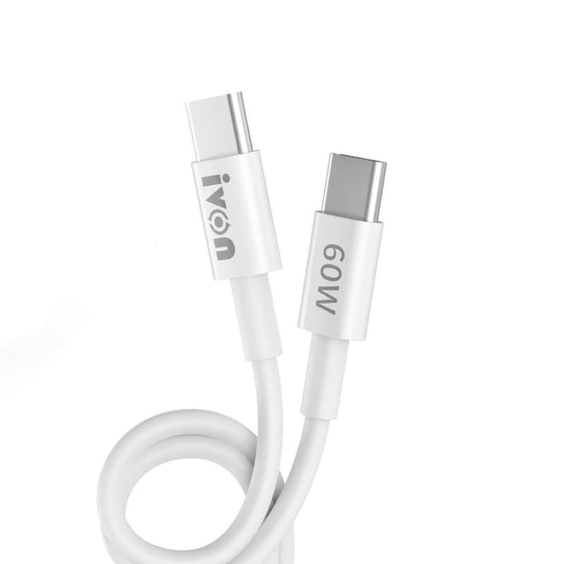 کابل تبدیل Type-C به Type-C ایون Ivon مدل CA-207 طول 2 متر