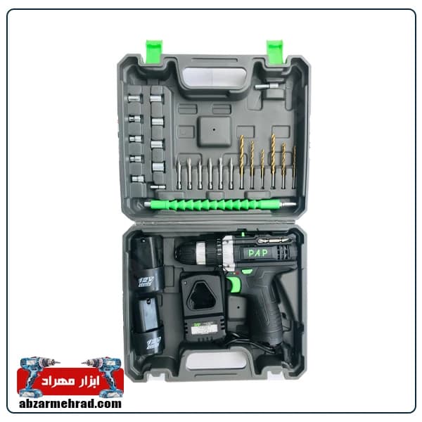 پیچ گوشتی شارژی پی ای پی مدل CD-1225 — تصویر ۳