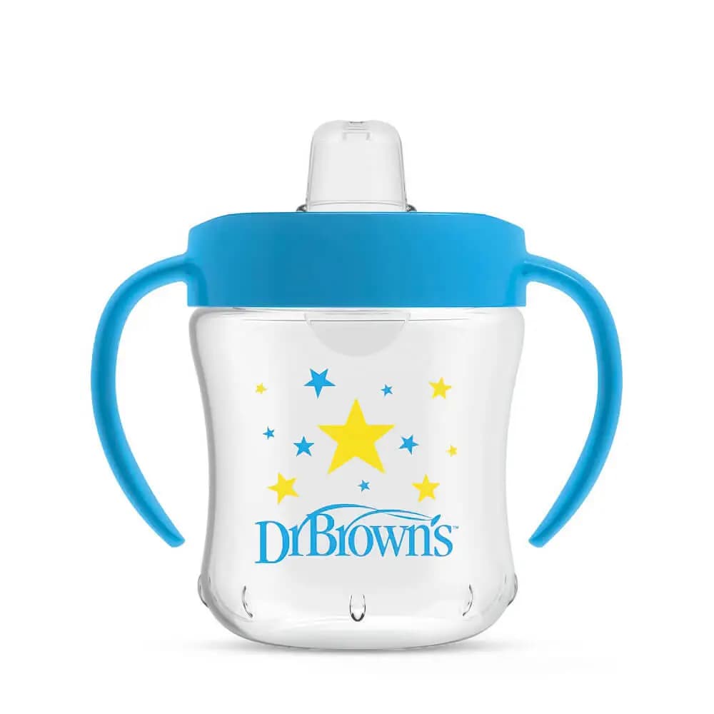 لیوان آبمیوه خوری دسته دار +6 ماه دکتر براون Dr Browns