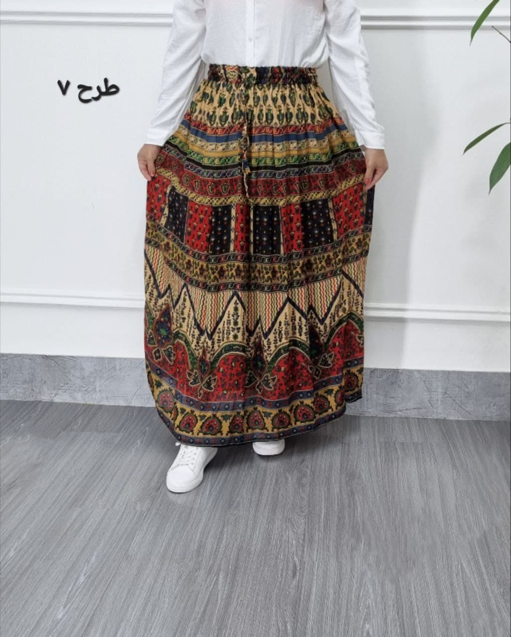 دامن کریشه زنانه هندی/کد953 — تصویر ۶