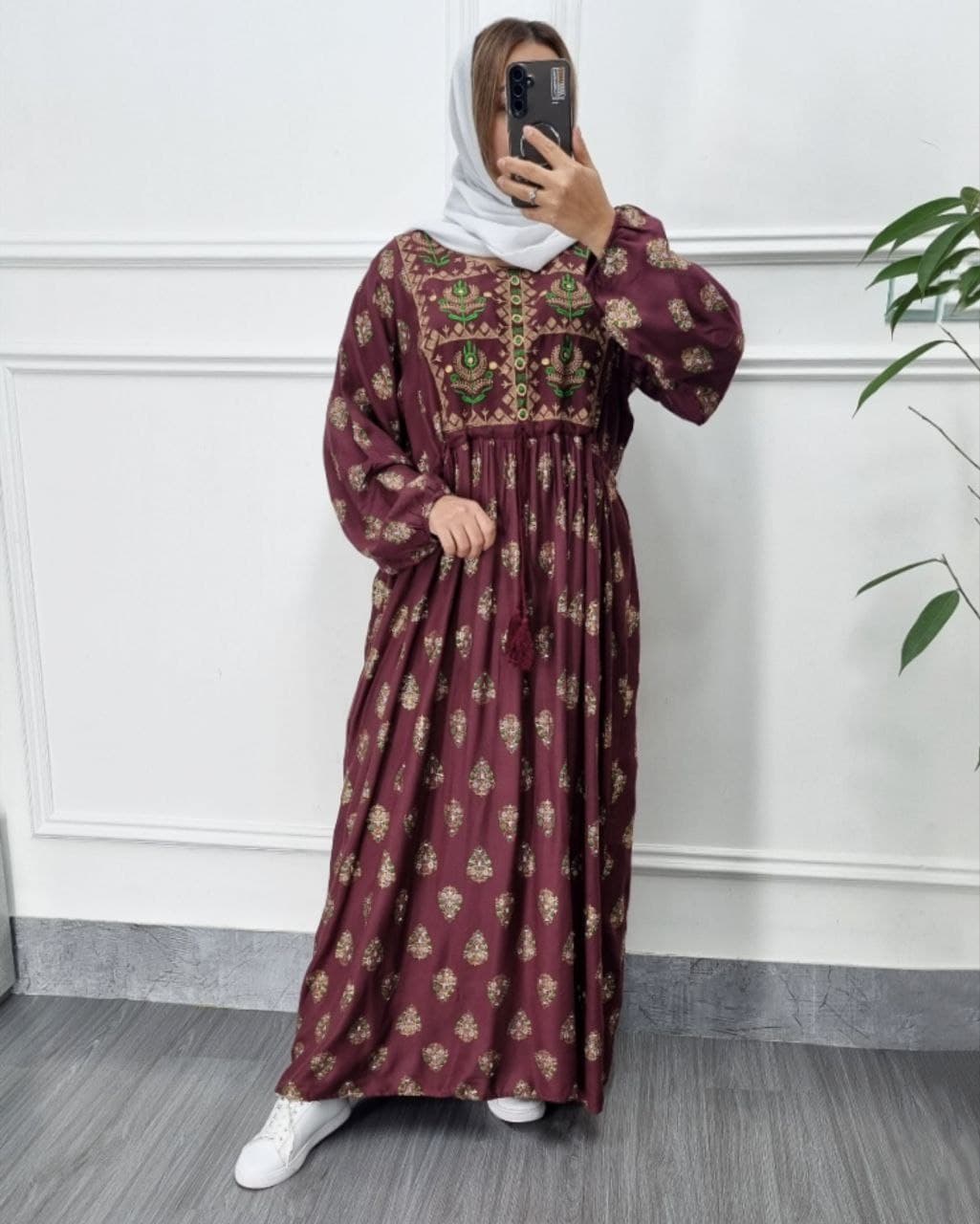 پیراهن ساحلی اورجینال گلدوزی وارداتی اصلی/کد941 — تصویر ۵