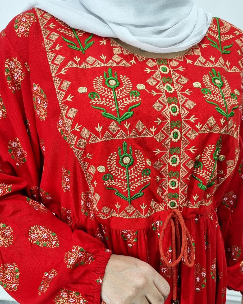 پیراهن ساحلی اورجینال گلدوزی وارداتی اصلی/کد941 — تصویر ۸
