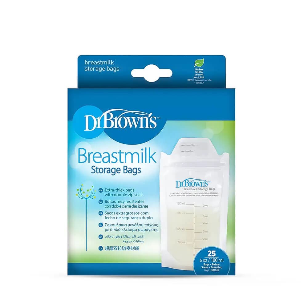 کیسه ذخیره شیر مادر دکتر براون Dr Browns بسته 25 عددی — تصویر ۲