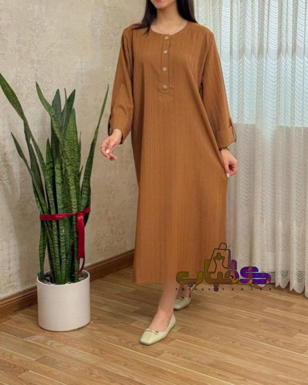 ساحلی مانتویی آیوا زنانه بیرون پوش/کد940 — تصویر ۵