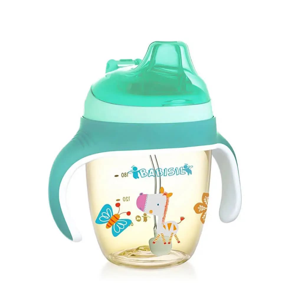 لیوان آبمیوه خوری سوپاپ دار بیبی سیل Babisil حجم 240 میلی لیتر — تصویر ۲