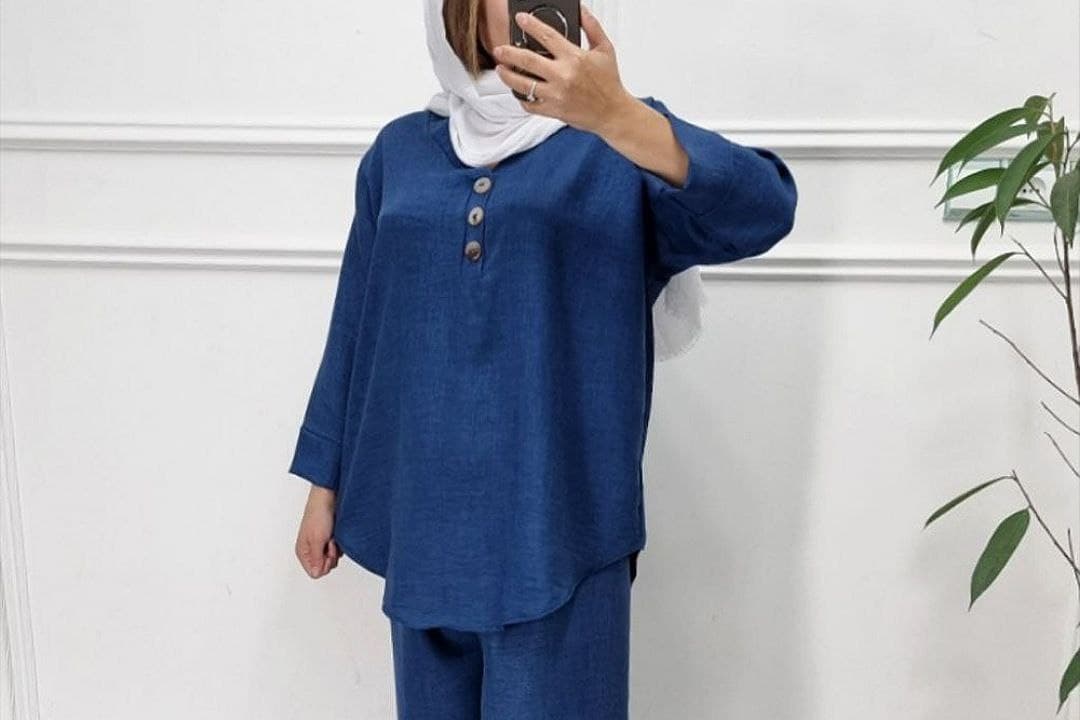 ست بلوزشلوار راحتی سوفیا وارداتی/کد919