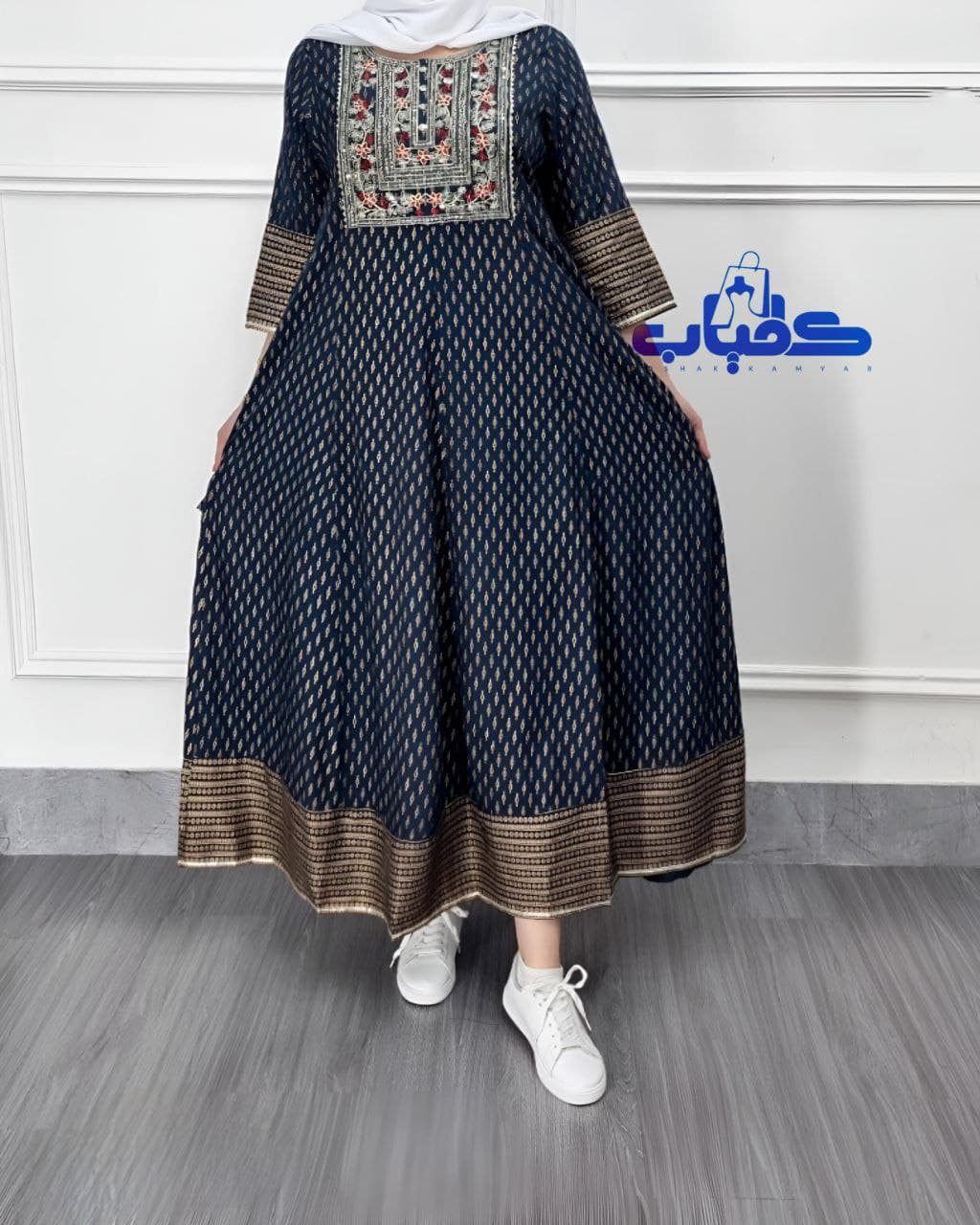 ساحلی نخ اورجینال کورتای سوزندوزی هندی اصلی/کد899 — تصویر ۲