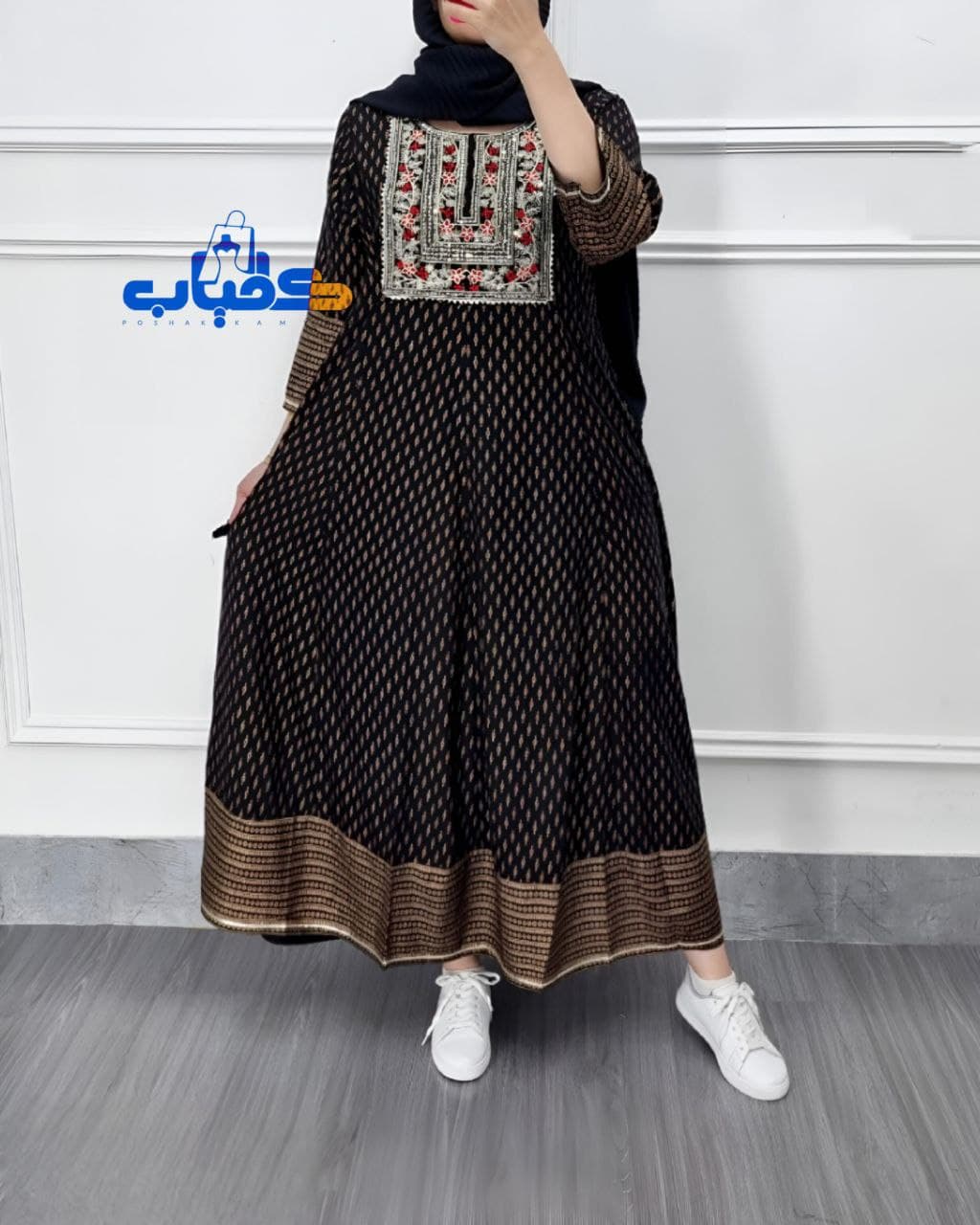 ساحلی نخ اورجینال کورتای سوزندوزی هندی اصلی/کد899 — تصویر ۳