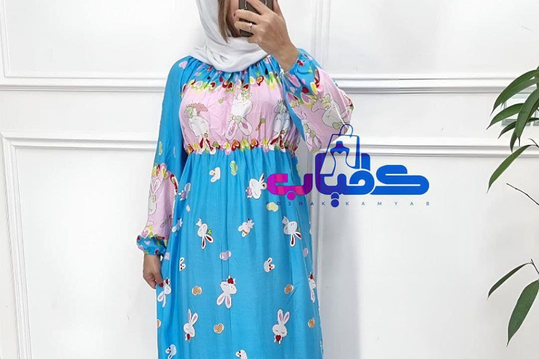 پیراهن ساحلی نخی حاشیه داروارداتی/کد881