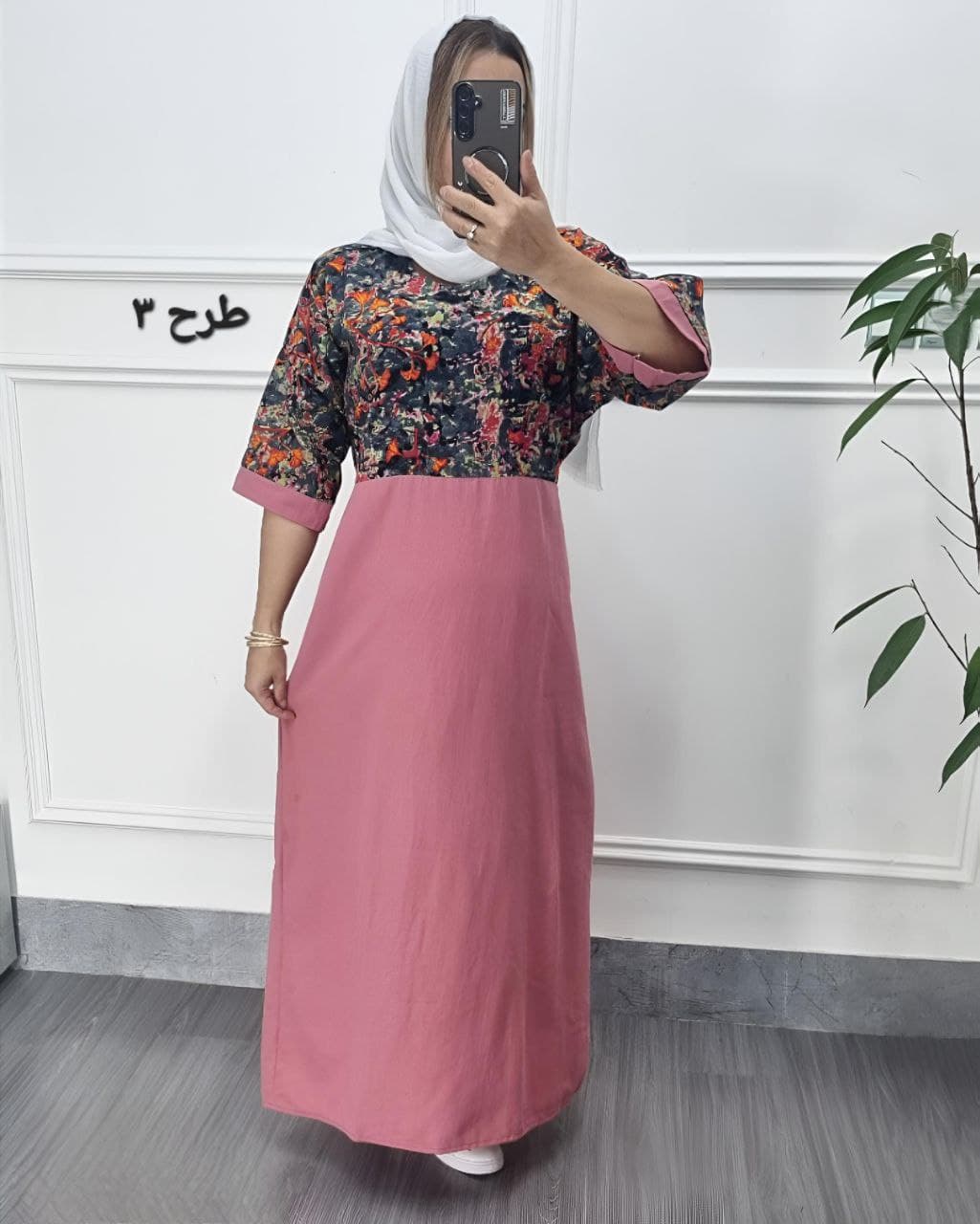 ساحلی،مانتویی لینن طرحداروارداتی/کد853 — تصویر ۴