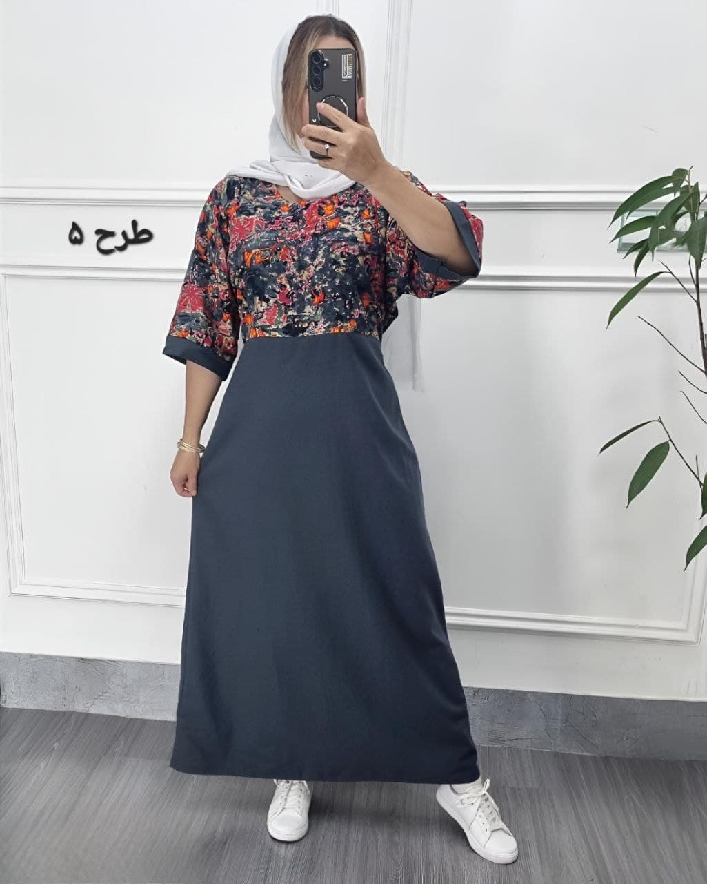 ساحلی،مانتویی لینن طرحداروارداتی/کد853 — تصویر ۶