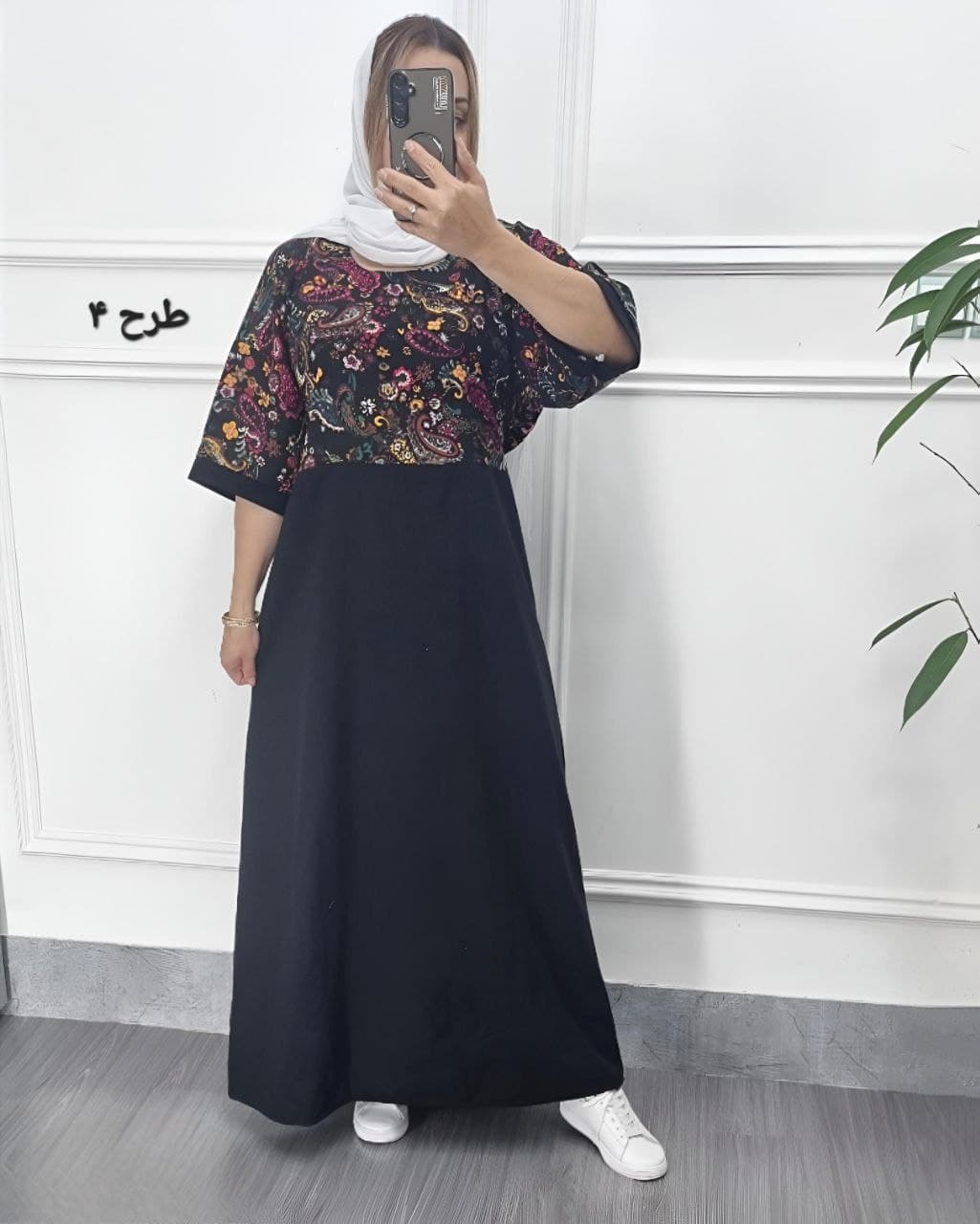 ساحلی،مانتویی لینن طرحداروارداتی/کد853 — تصویر ۵