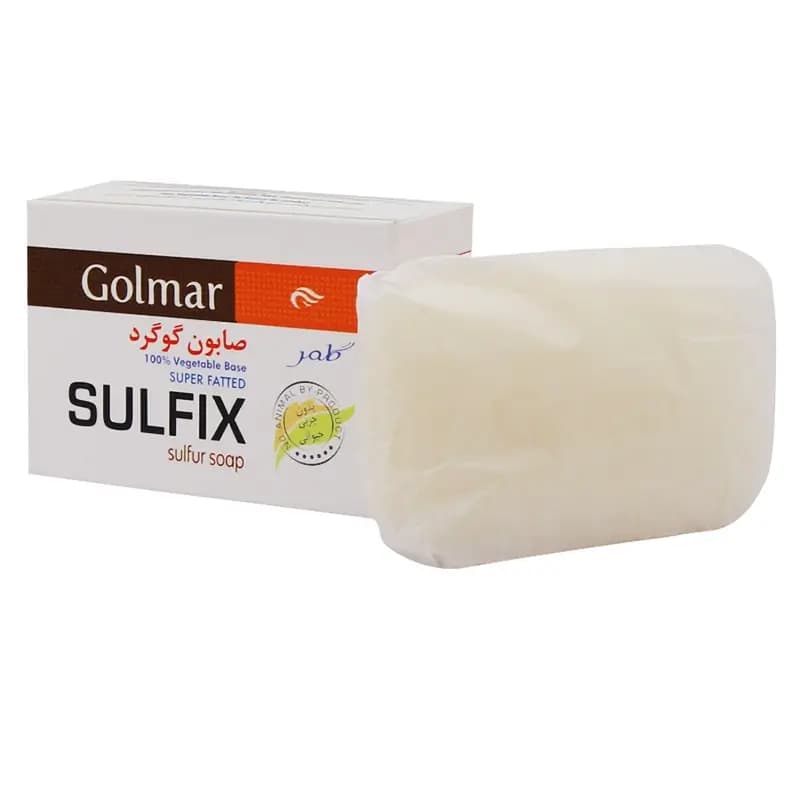صابون گلمر مدل Sulfix مقدار ۱۲۰ گرم — تصویر ۲
