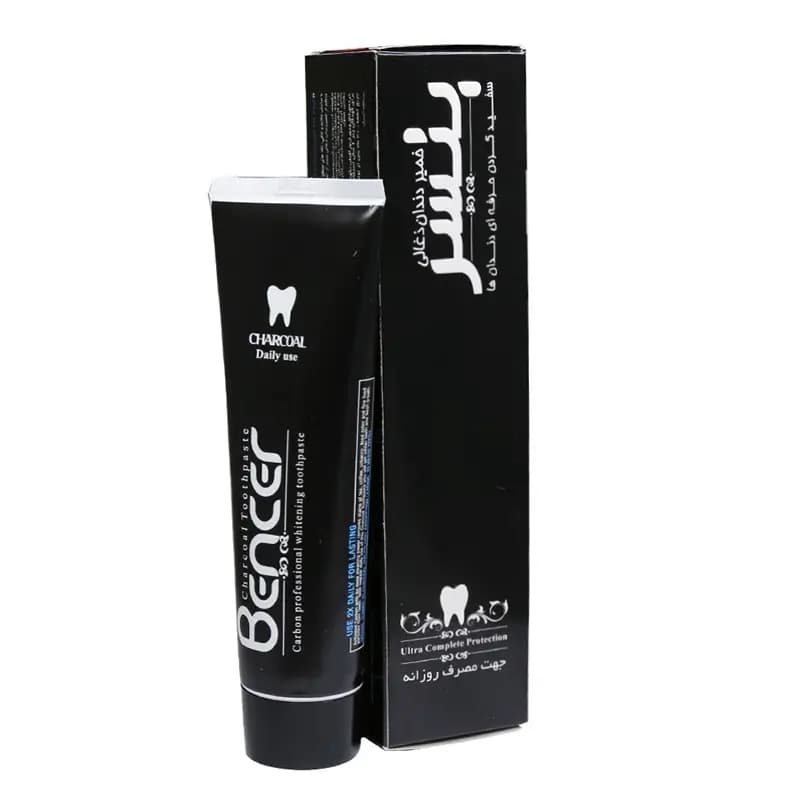 خمیر دندان کربن اکتیو بنسر مدل Charcoal