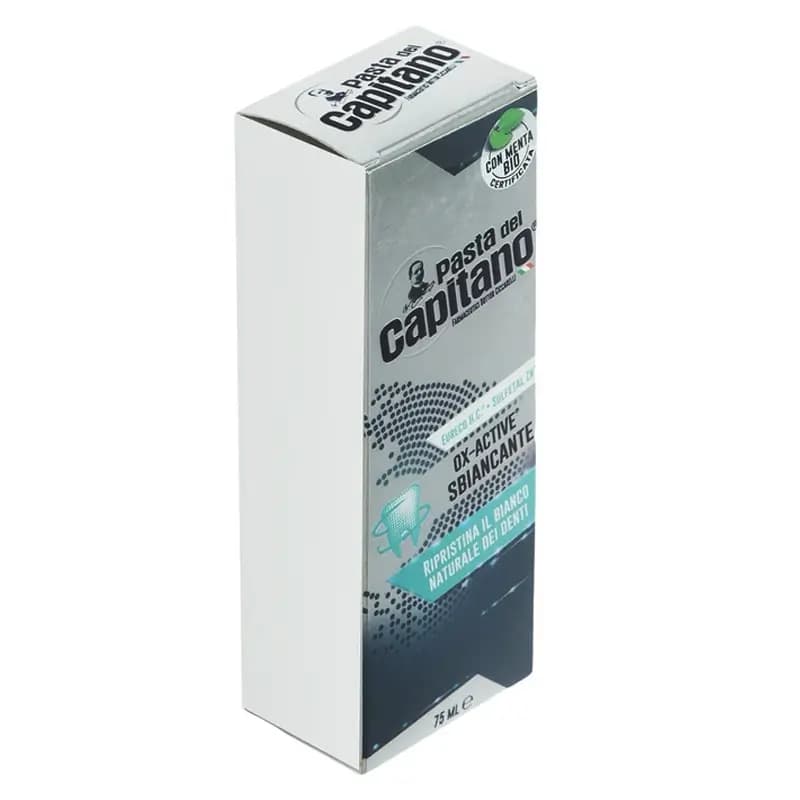 خمیردندان سفید کننده پاستا دل کاپیتانو مدل OX-active Whitening حجم 75 میلی لیتر — تصویر ۳