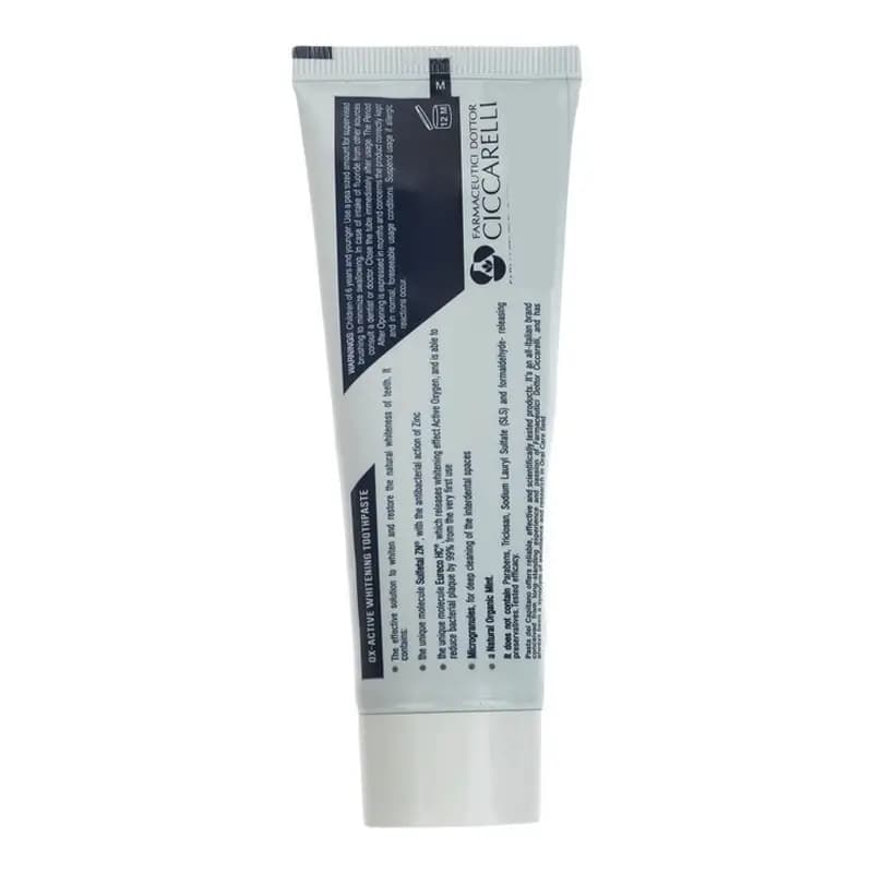 خمیردندان سفید کننده پاستا دل کاپیتانو مدل OX-active Whitening حجم 75 میلی لیتر — تصویر ۲