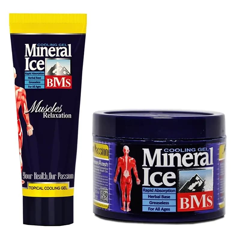 ژل خنک کننده بدن مینرال مدل ICE مجموعه 2 عددی حجم 200 میلی لیتر