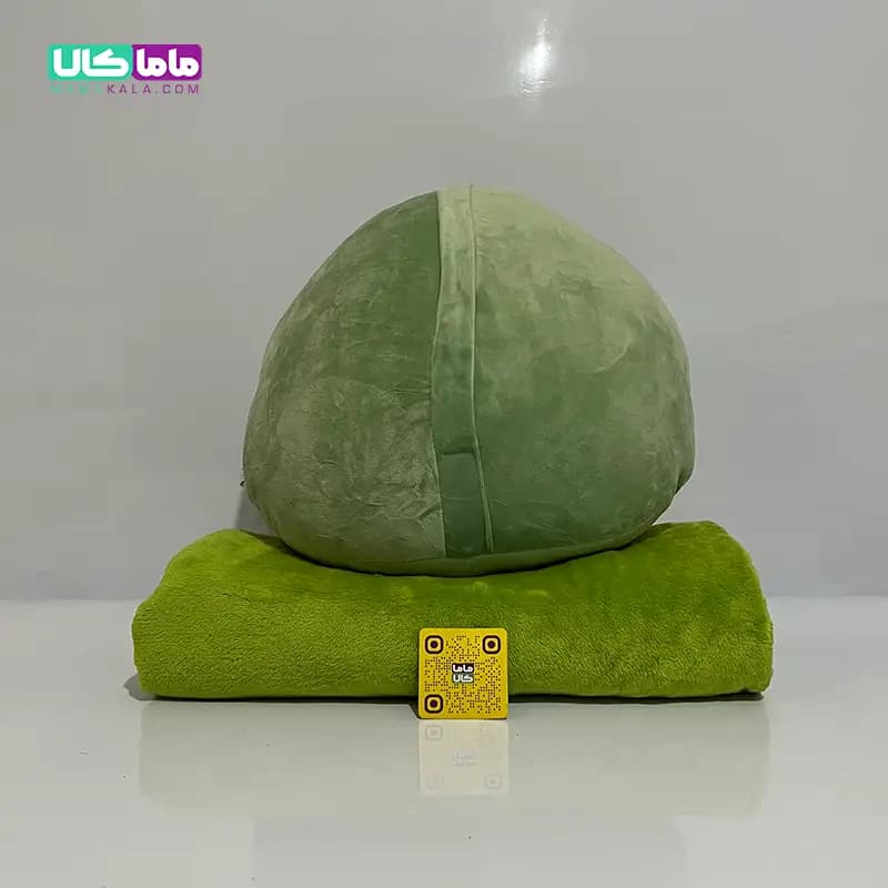 عروسک آووکادو بالشتی پتودار + گرمکن دست مدل دایناسور 50 سانتیمتر — تصویر ۷