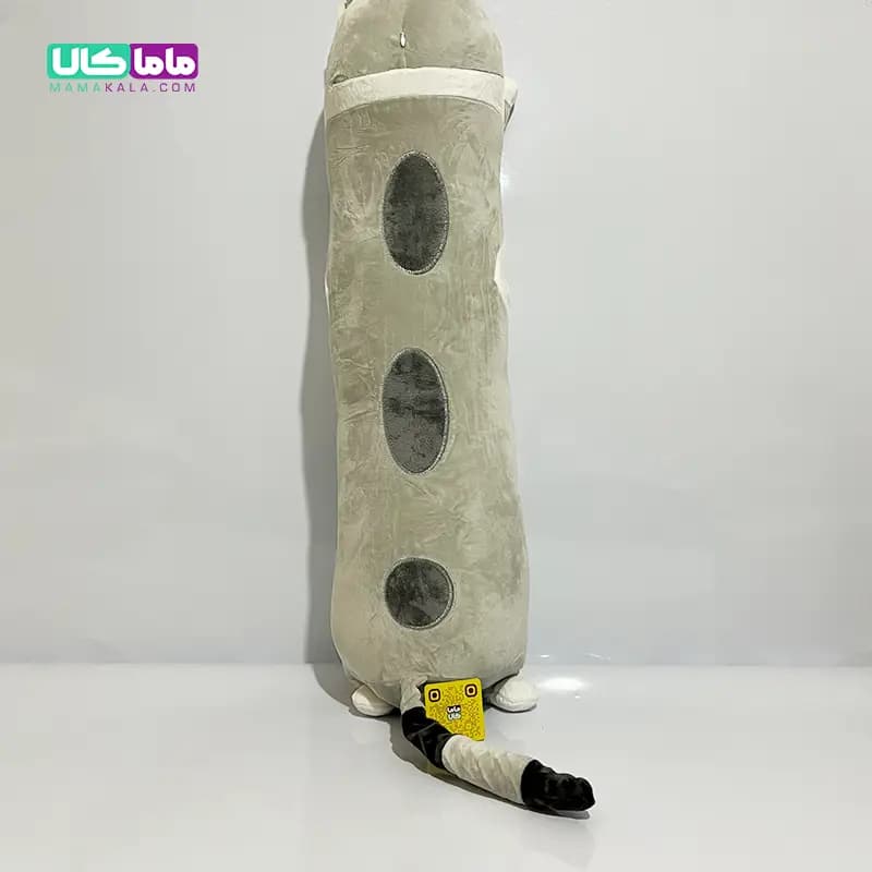 عروسک بالشتی سایز بزرگ مدل گربه طوسی 90 سانتیمتر — تصویر ۸