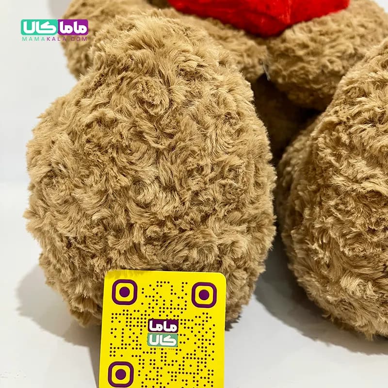 عروسک خرس تدی قلب به دست مغناطیسی قهوه ای 90 سانتیمتر — تصویر ۵