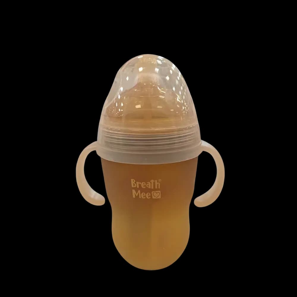 شیشه شیر سیلیکونی Breath Mee با دسته