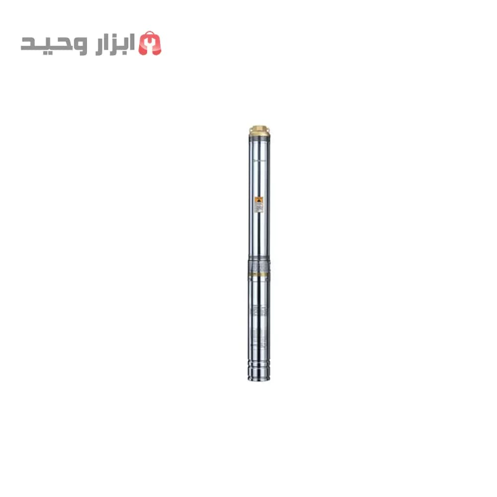 پمپ آب شناور 1 اینچ 60 متری 2 اسب بخار شافت استیل پروانه برنجی سیم پیچ مسی بدنه استیل icar