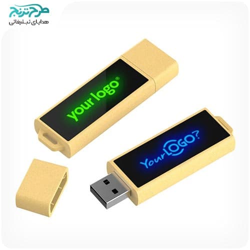 فلش مموری LED طلایی V2