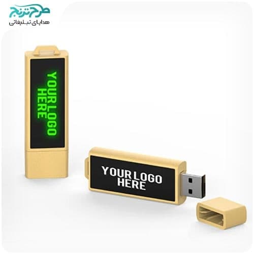 فلش مموری LED طلایی V2 — تصویر ۳