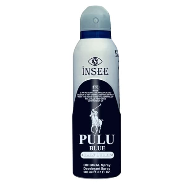 اسپری بدن مردانه اینسی مدل PULU BLUE