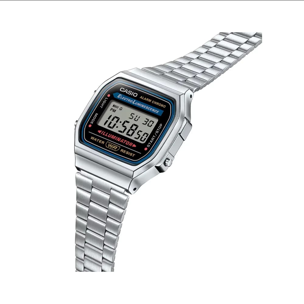 ساعت دیجیتالی کاسیو کوارتز مدل A168WA-1W — تصویر ۳