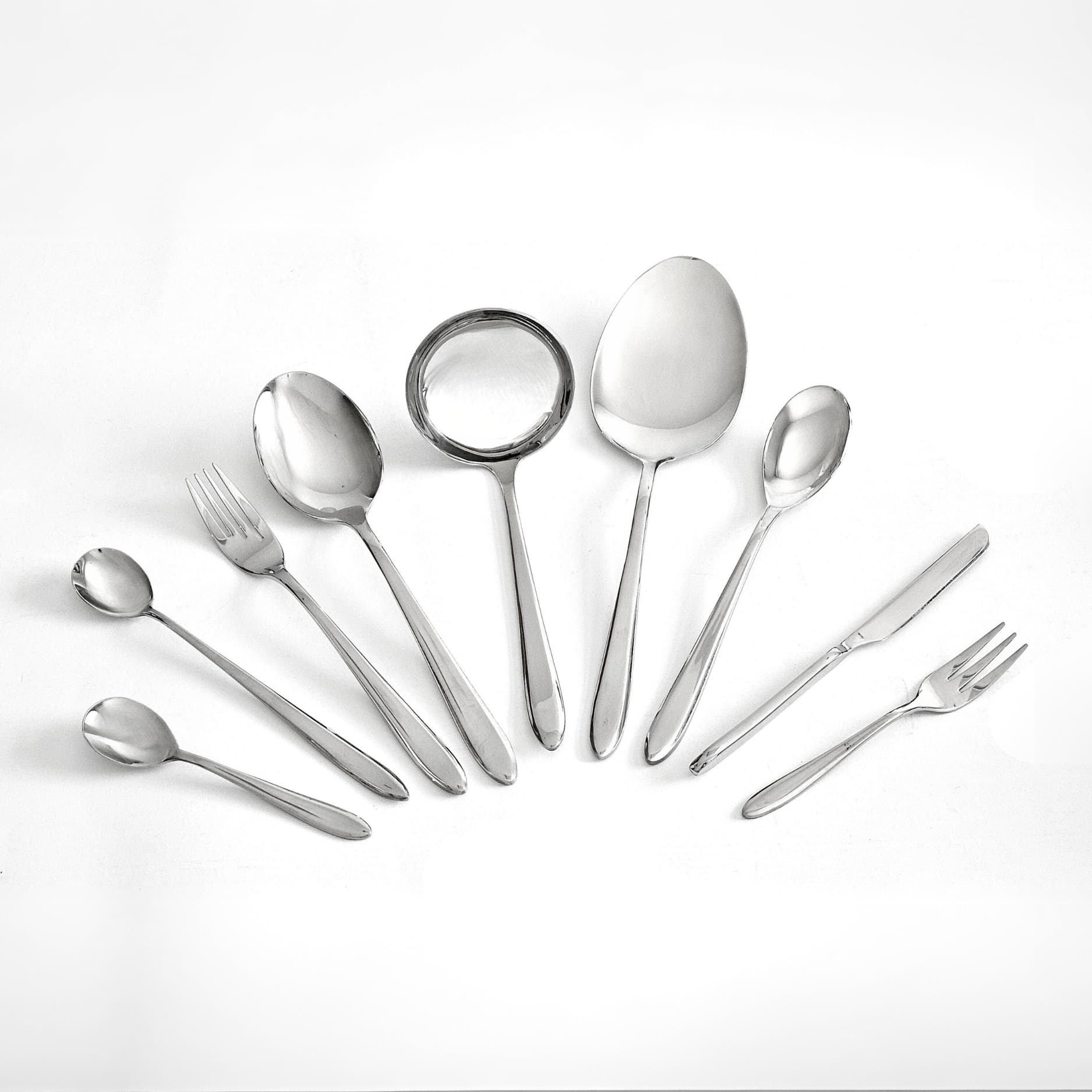 ست 52 پارچه قاشق و چنگال استیل یونیک کد UN-5711