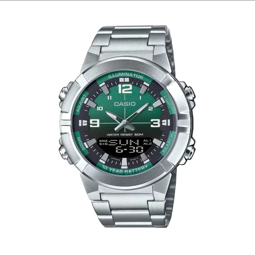 ساعت مردانه کاسیو کوارتز مدل AMW-870DA-3AV
